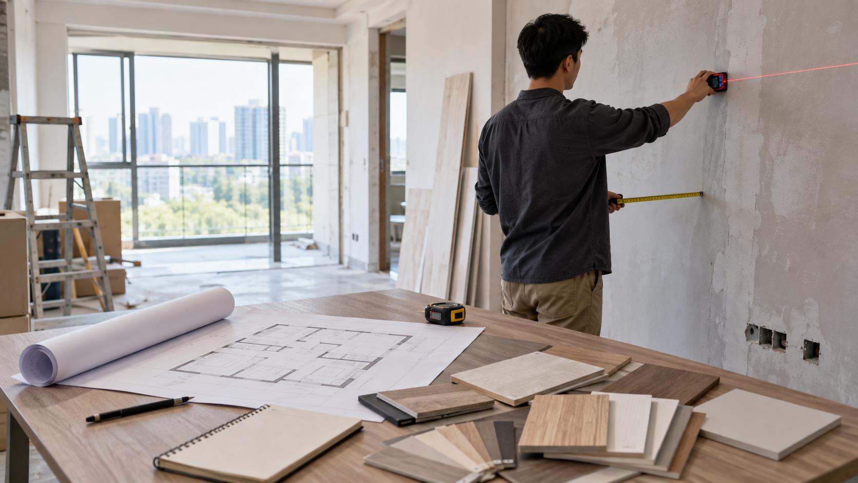 家具定制量尺概念示意图,非实景案例