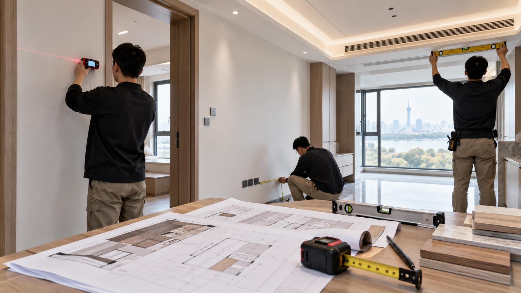 南京定制家具生产前复尺要检查什么,概念示意图